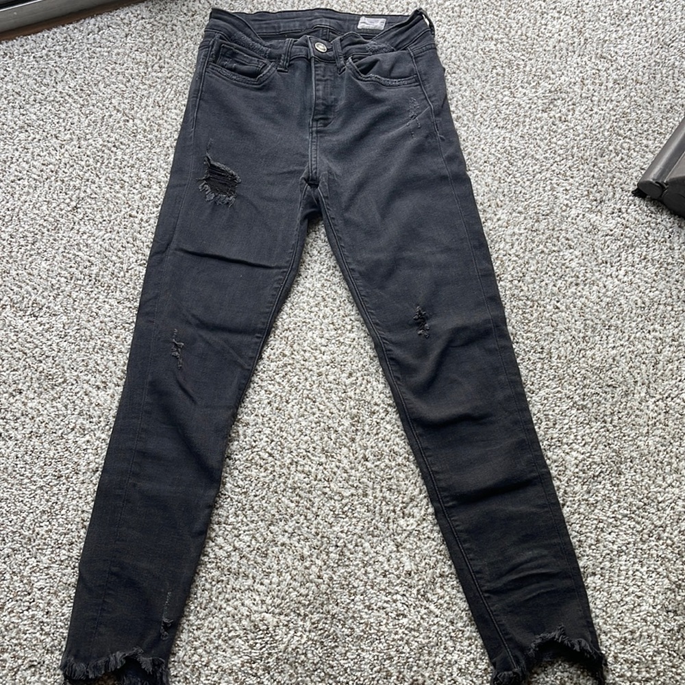 Bridge by gly distressed skinny jeans